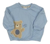 Světlemodrá mikina s medvídkem Next