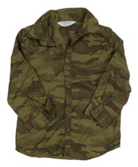 Khaki army košilová bunda Primark