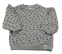 Šedá puntíkatá mikina H&M