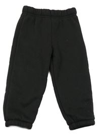 Černé zateplené tepláky Shein