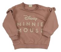 Starorůžová mikina s nápisem Disney