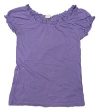 Fialové tričko H&M