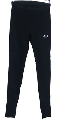 Dámské černé legíny s logem Skechers 