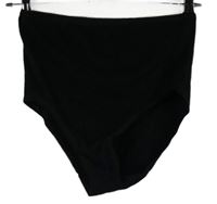 Dámské černé kalhotky s vysokým pasem C&A