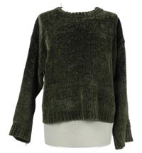 Dámský khaki žinylkový svetr New Look 