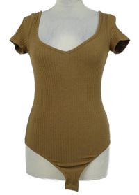 Dámské pískové žebrované body H&M