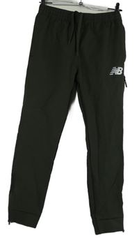 Pánské khaki šusťákové funkční kalhoty New Balance 