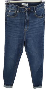 Dámské tmavomodré skinny rifle Pull&Bear 