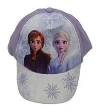 Lila-modrá kšiltovka s Frozen 