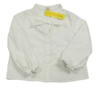 Nové - bílá halenka s mašlí Shein