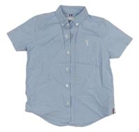 Světlemodrá košile s výšivkou Next