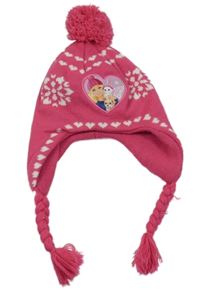 Malinová čepice s Barbie