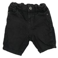 Černé riflové elastické kraŤasy Denim Co.