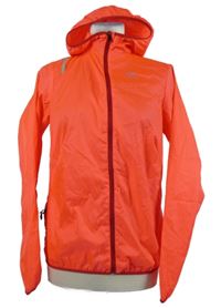 Dámská neonově růžová šusťáková běžecká bunda s kapucí Decathlon