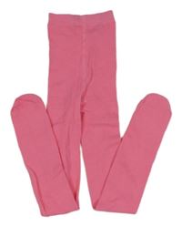 Růžové punčocháče bez šlapiček s leopardím vzorem Ergee