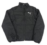 Černá šusťáková zateplená bunda Puma