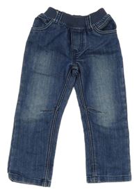 Modré rifle s úpletový pasem Orchestra