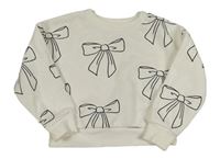 Bílá mikina s mašlemi Primark