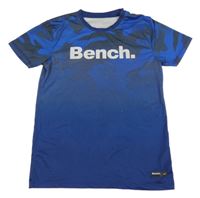 Modré sportovní tričko s logem Bench