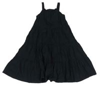 Černé plátěné šaty H&M