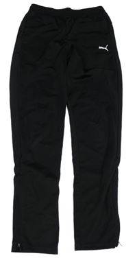 Černé sportovní kalhoty s logem Puma