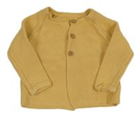 Medový propínací svetr George 