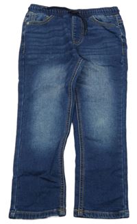 Tmavomodré teplákové rifle Next 