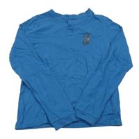 Modré triko s potiskem Hip&Hopps