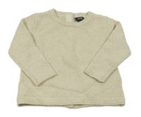 Béžový vzorovaný svetr Kiabi