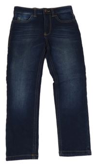 Tmavomodré teplákové rifle George 