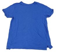 Kobaltově modré tričko s kapsou Primark 