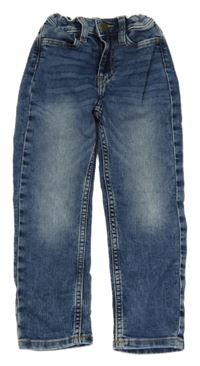 Světlemodré slim teplákové rifle H&M