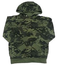 Khaki-army mikina s kapucí George