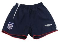 Tmavomodré funkční fotbalové kraťasy England UMBRO