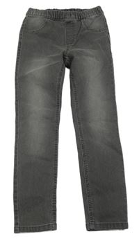 Tmavošedé riflové džegíny lupilu 