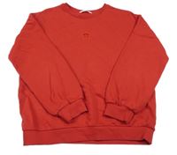 Červená oversize mikina s průstřihem hvězdičky M&S