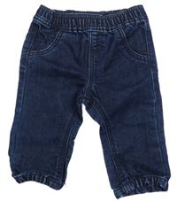 Tmavomodré cuff rifle KIABI