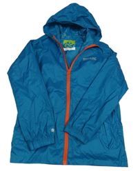 Petrolejová šusťáková nepromokavá funkční bunda s kapucí + sáček REGATTA