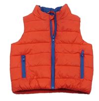 Červená prošívaná šusťáková zateplená vesta PRIMIGI