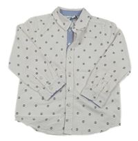 Bílá košile s kotvami Topolino