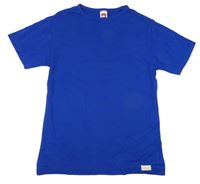 Safírové tričko s nášivkou C&A