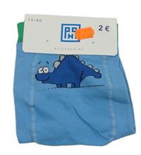 Nové - modro-zelené punčocháče s dinosaurem Daniel Hopp