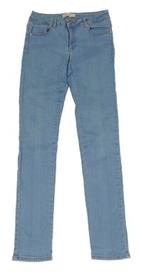 Světlemodré skinny rifle Zara