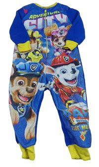 Modro-barevný fleecový overal s Paw Patrol Nickelodeon