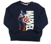 Tmavomodrá mikina s Kapitánem Amerikou zn. Primark