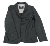 Antracitové melírované slavnostní sako