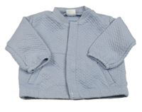 Modrofialová vzorovaná propínací mikina Next