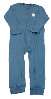 Tmavomodrý overal s nášivkou Baker