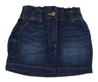 Tmavomodrá riflová sukně Next