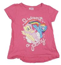 Tmavorůžové tričko s My Little Pony